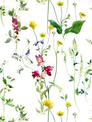 SUMMER FLOWERS | SEAMLESS PATTERN SUMMER FLOWERS | SEAMLESS PATTERN