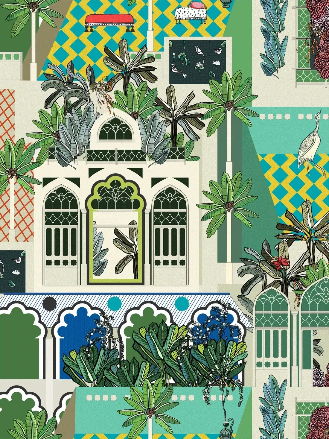 MAHARAJA´S SECRET GARDEN | SEAMLESS PATTERN