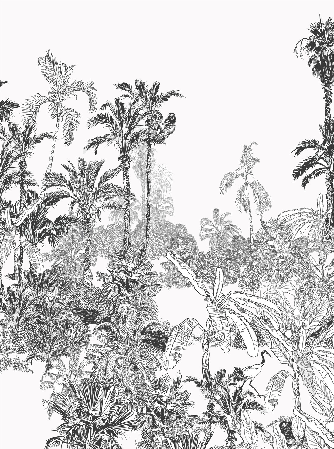 TROPICAL SCENERY | SEAMLESS PANORAMA TROPICAL SCENERY | SEAMLESS PANORAMA