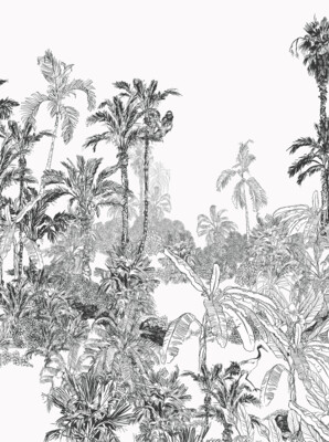 TROPICAL SCENERY | SEAMLESS PANORAMA TROPICAL SCENERY | SEAMLESS PANORAMA
