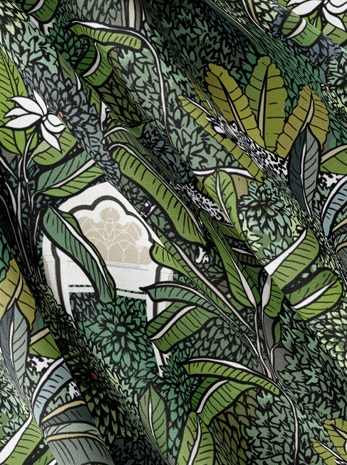 HIDDEN GARDEN PAVILION | SEAMLESS PATTERN