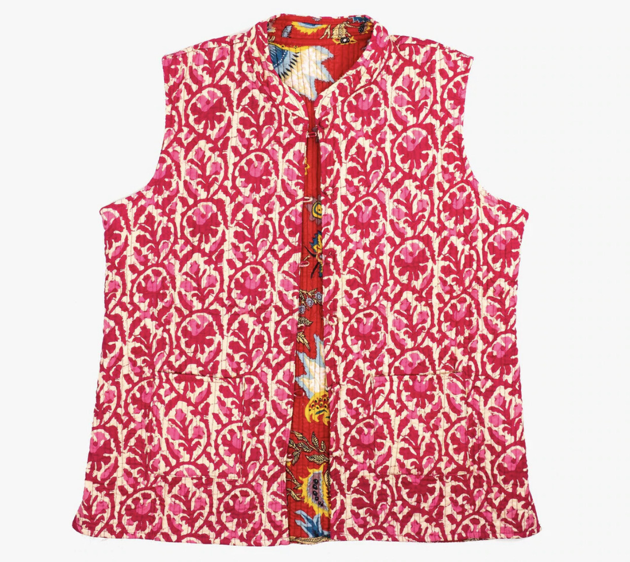 Gilet Rox Indian Reversible Red/Pink