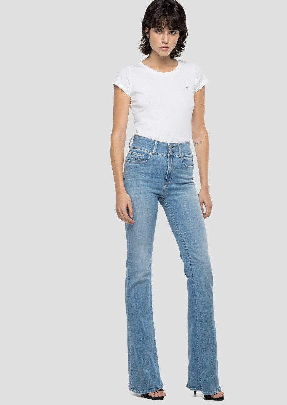 New Luz Flared Jeans Replay