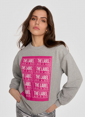 LABEL Sweater Grijs Alix The Label