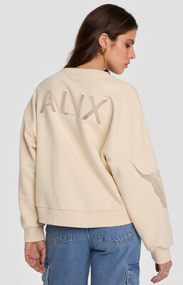 MESH BULL Sweater ecru Alix The Label