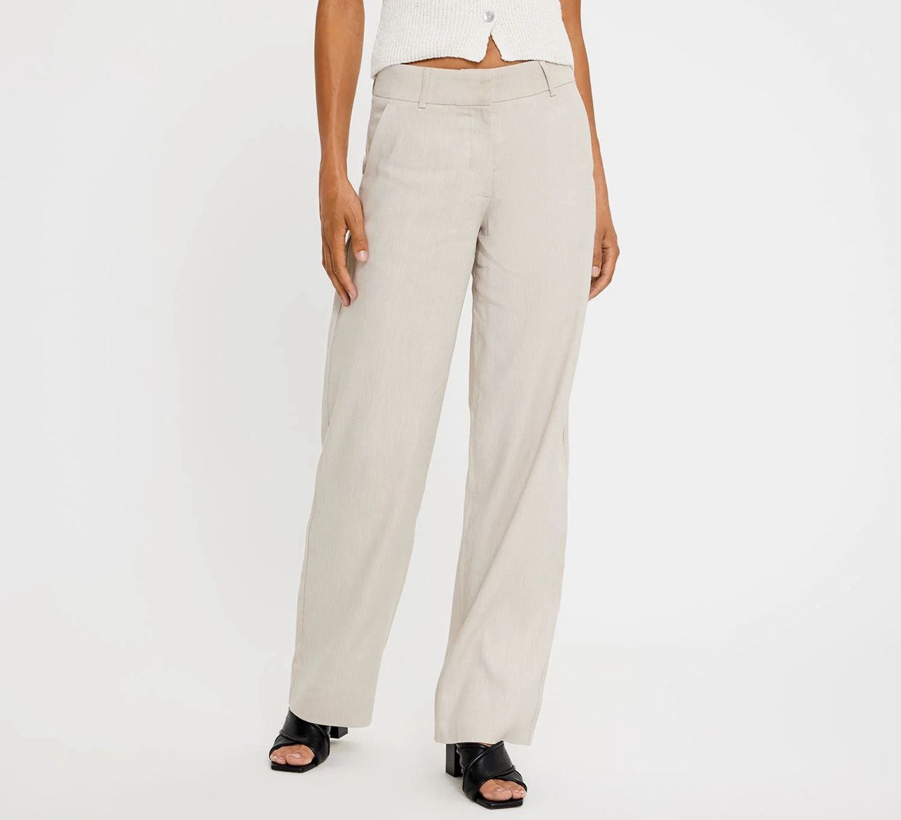 Dena pantalon FIVEUNITS Sand linen