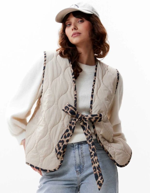 Reversible LEOPARD bodywarmer Catwalk Junkie