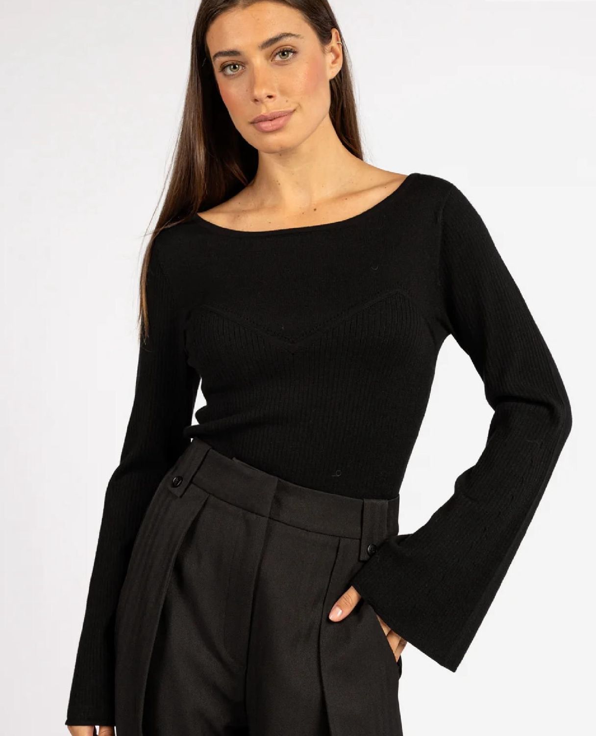 Celine top Aaiko zwart