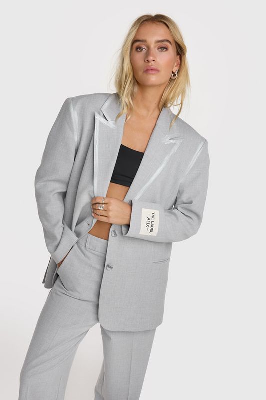 FOIL STRIPE blazer Alix The Label 2502406022