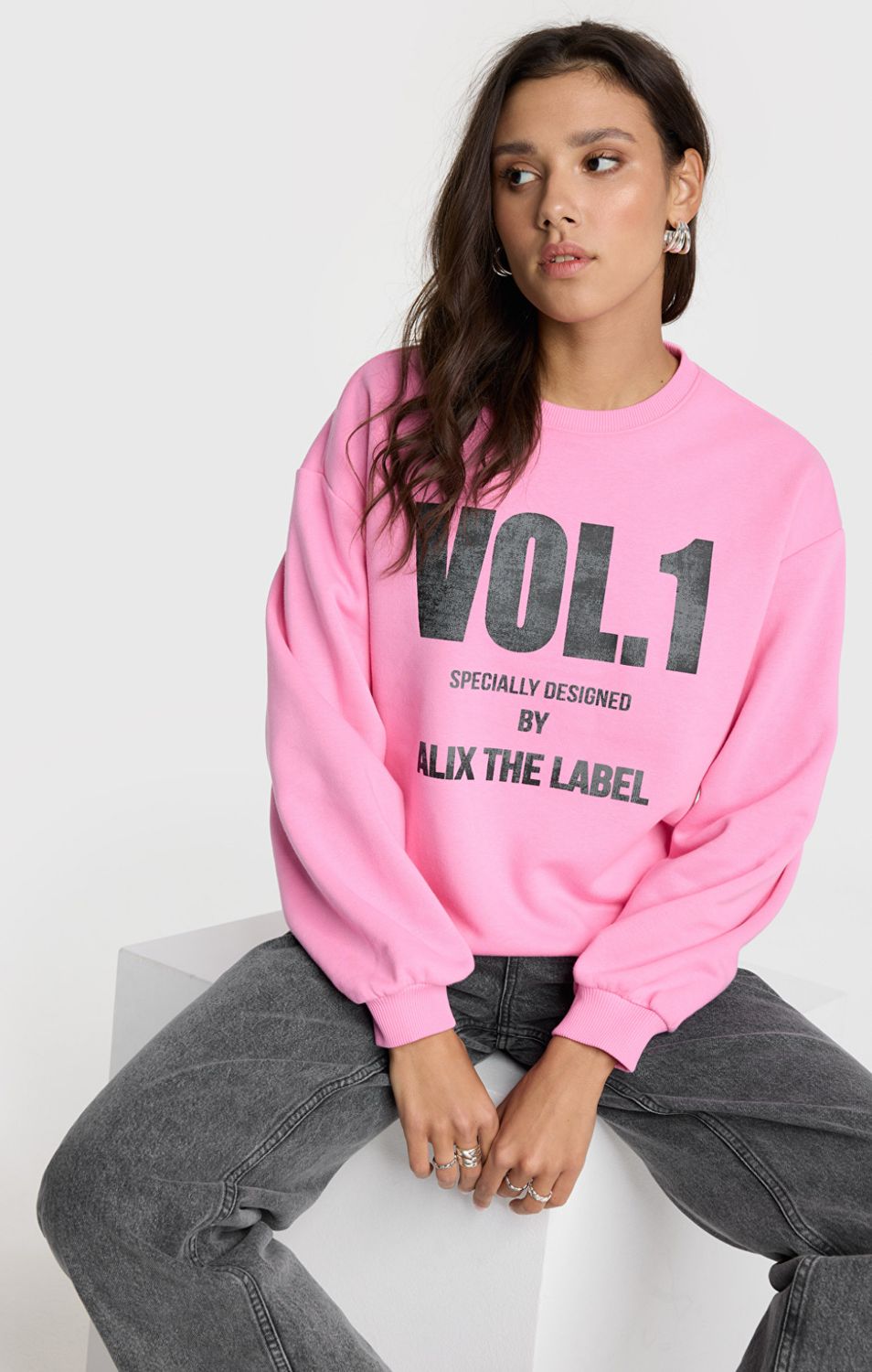 VOL 1 sweater Alix the Label 2503886086 311 bubblegum pink