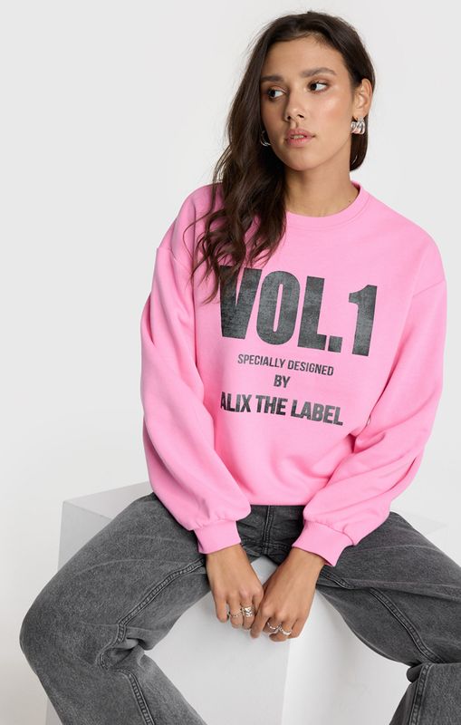 VOL 1 sweater Alix the Label 2503886086 311 bubblegum pink