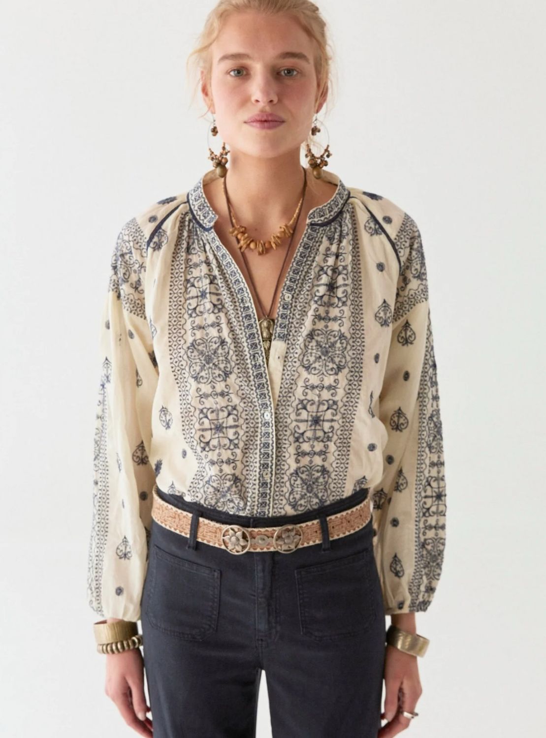 Stephanie Blouse - Off White Maison Hotel