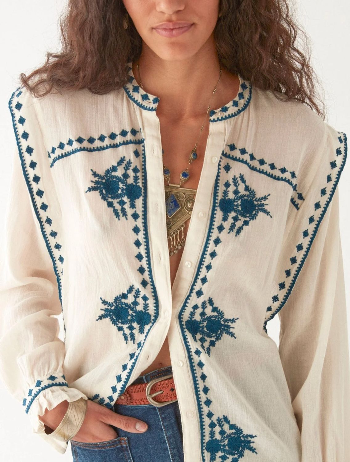 Philippa Blouse - Panna Cotta Maison Hotel