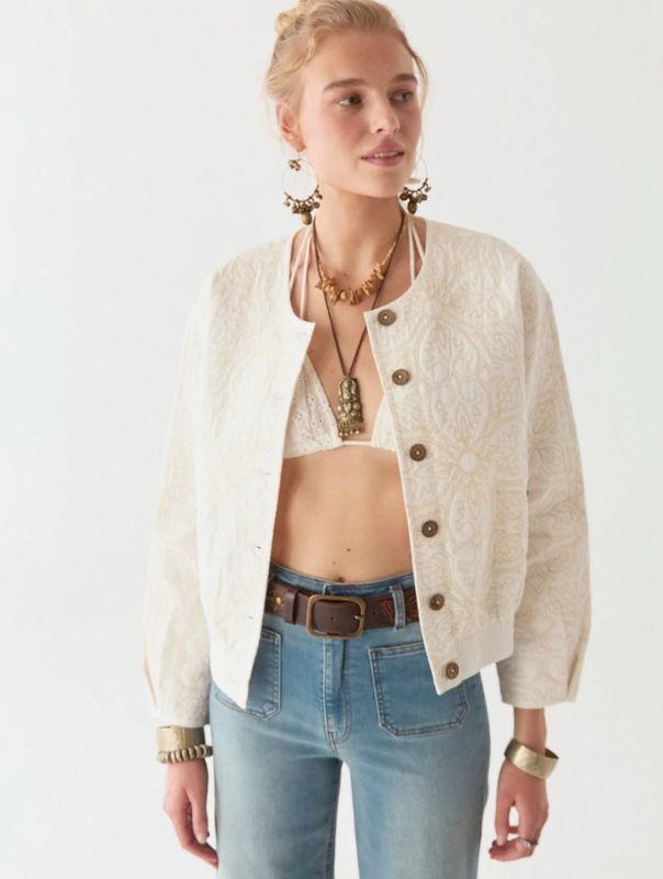 Boticcelli Jacket - Tesela Ivory Maison Hotel