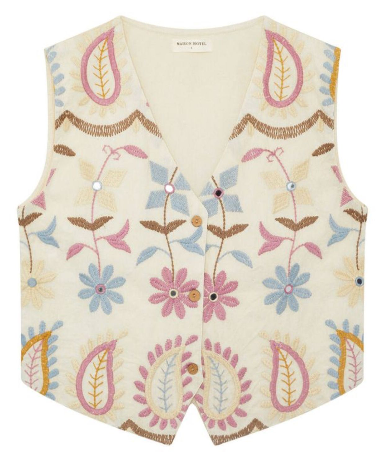 Gilet Kansas - ecru naturel Maison Hotel