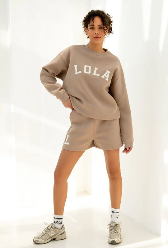 Milla short Taupe The Lola Club