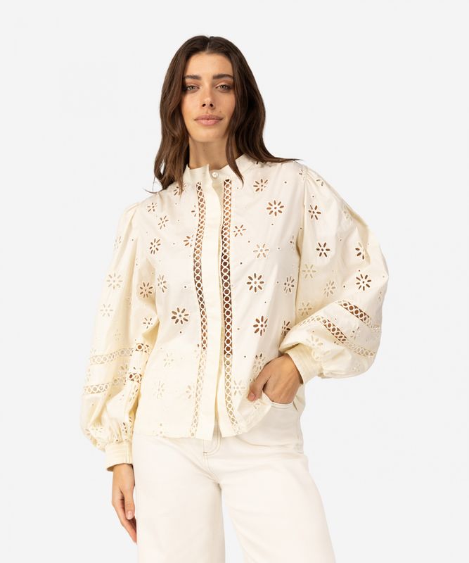 Tomasa Blouse Ibana blanco