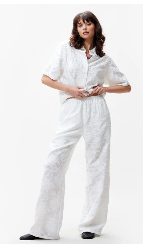 Broek met textuur Catwalk Junkie