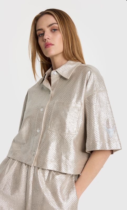 FOIL blouse Alix the Label 2506915126 850 zilver
