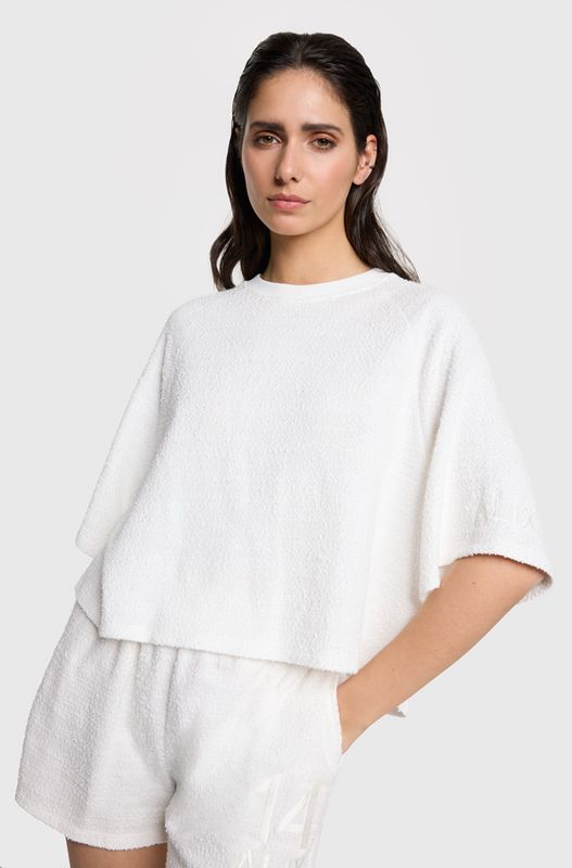 BOUCLE T-shirt Alix the Label Cream #2506812191 009