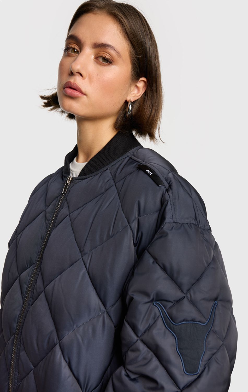 Quilted bomber navy Alix the Label #2508502301