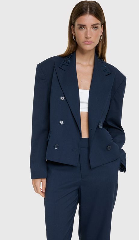 Double breasted blazer navy Alix the Label #2508431257