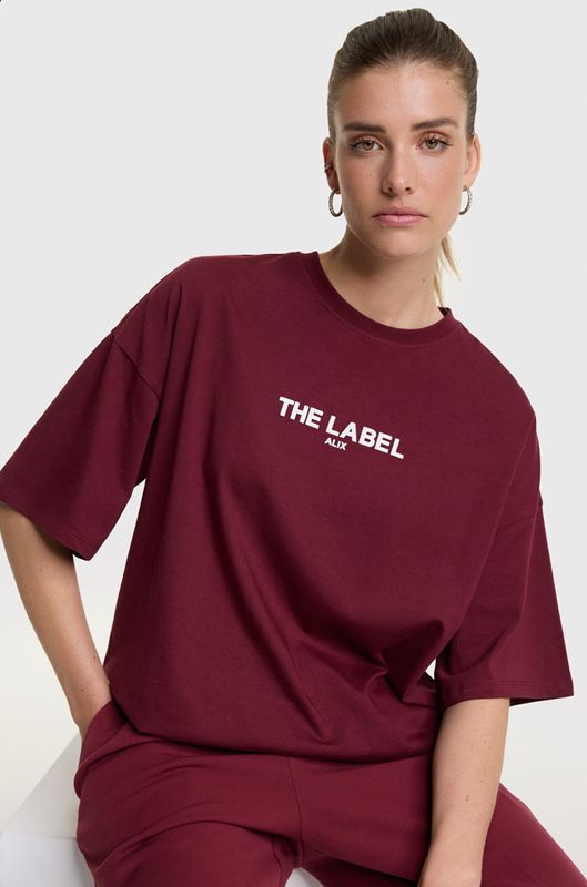 Basic tee Bordeaux Alix the Label 2508819426