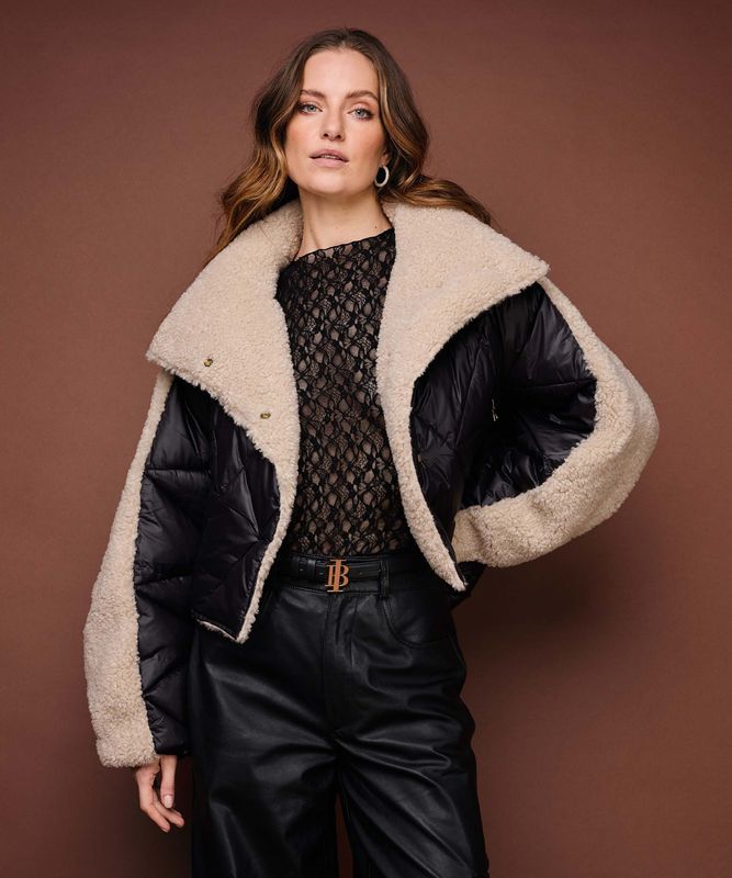 Caeli coat zwart Ibana