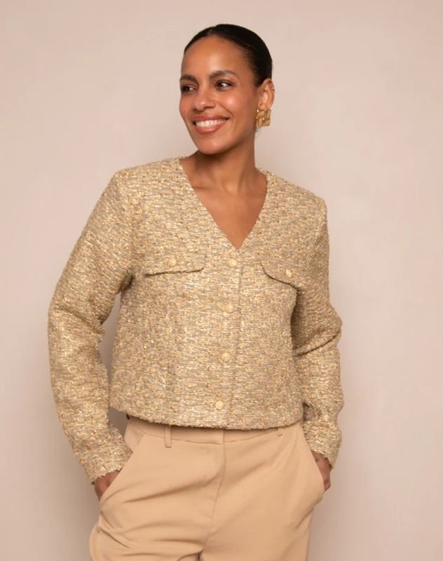 Larissa Jacket Goud Freebird
