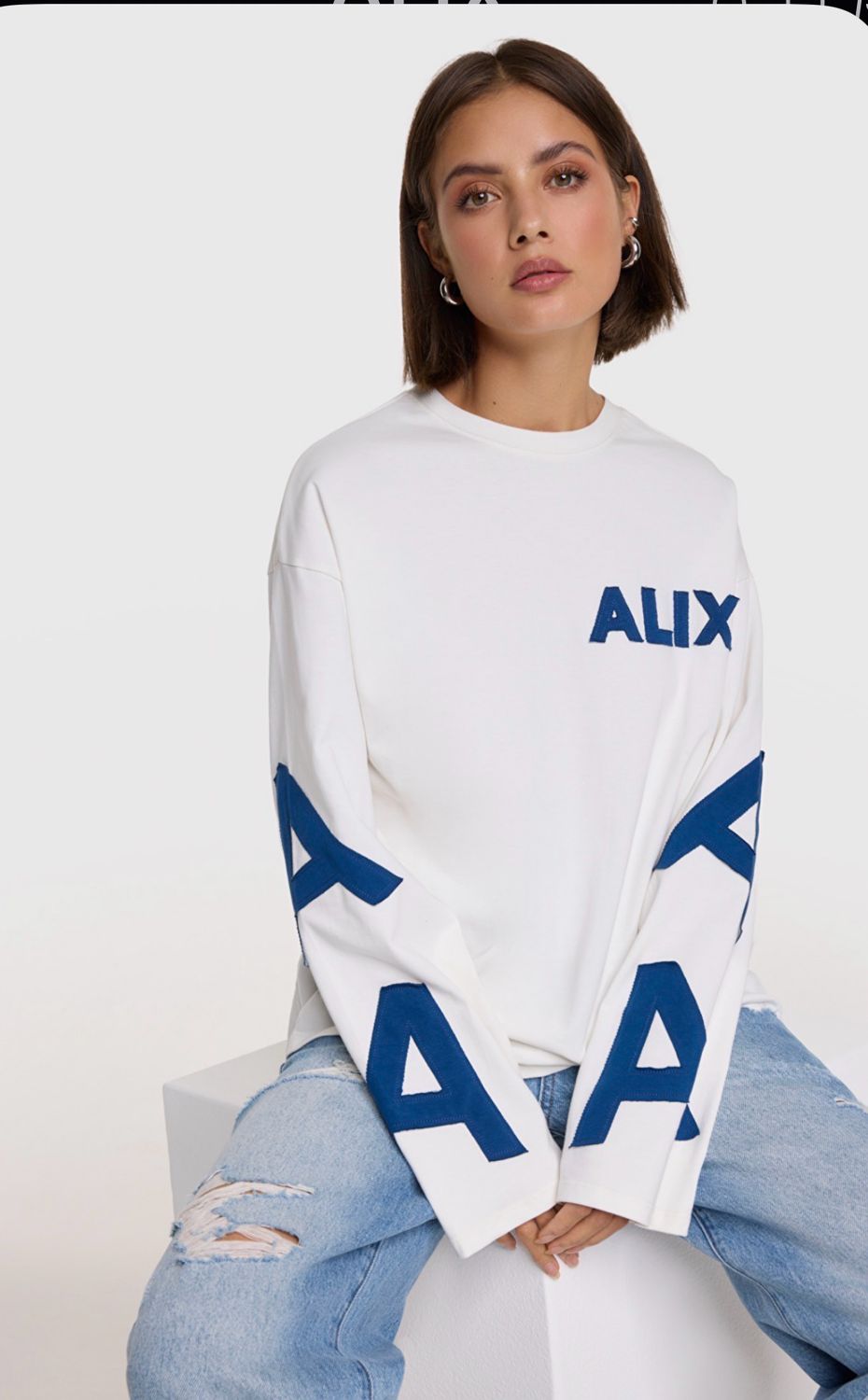 The label T-shirt soft grey melange Alix the Label #2512819457 880