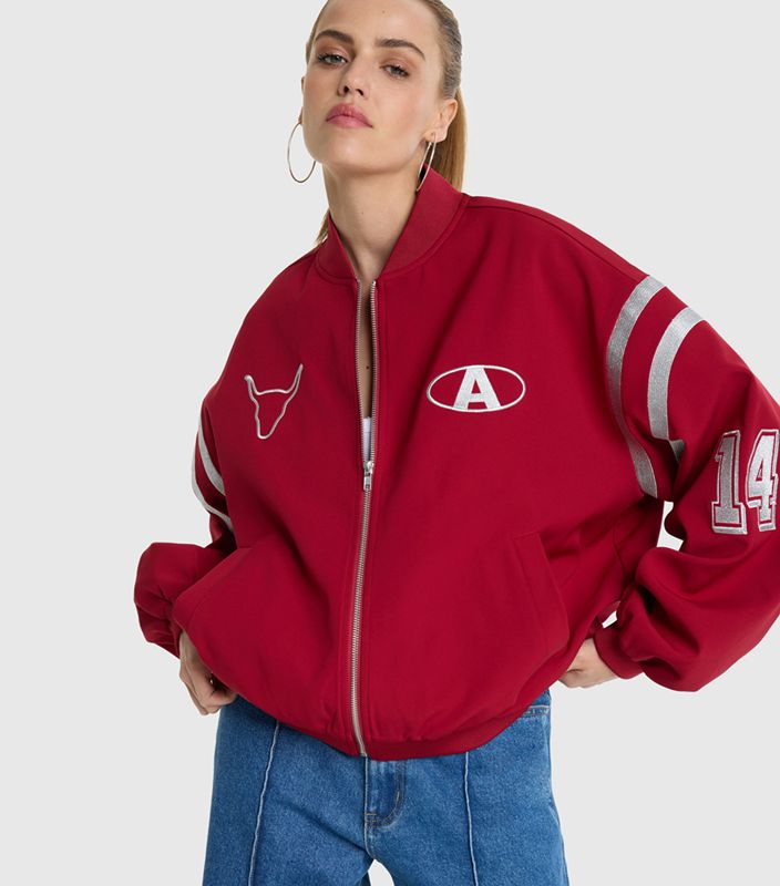 Tape jacket Alix the Label Bordeaux #2512403475 512