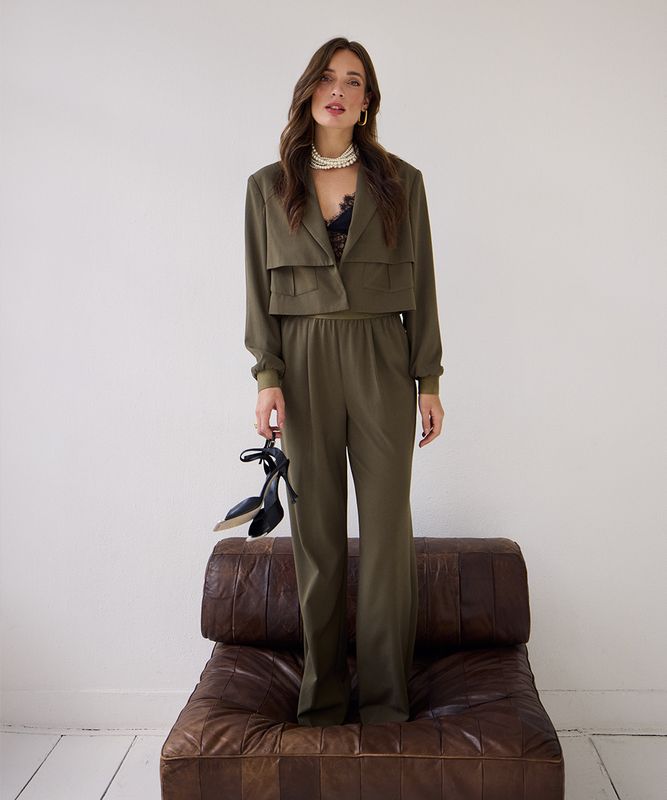Payge pants dark Elm Green Ibana