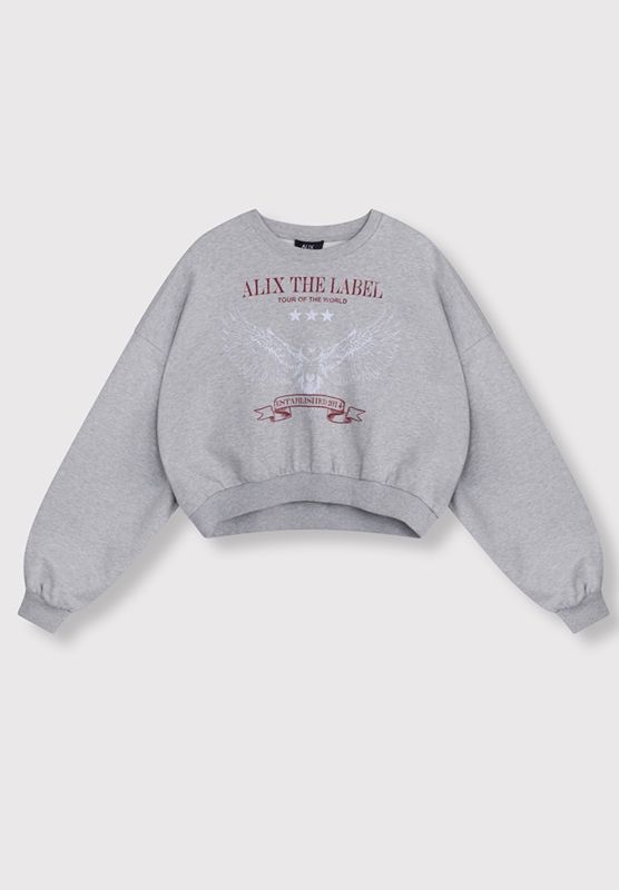 Eagle sweater grey Alix the Label #2602893603 940