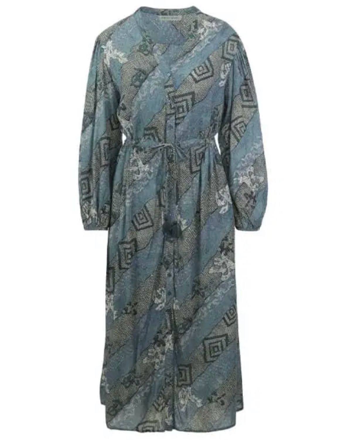 Shikoku Noor Indigo Bloom jurk Maison Hotel