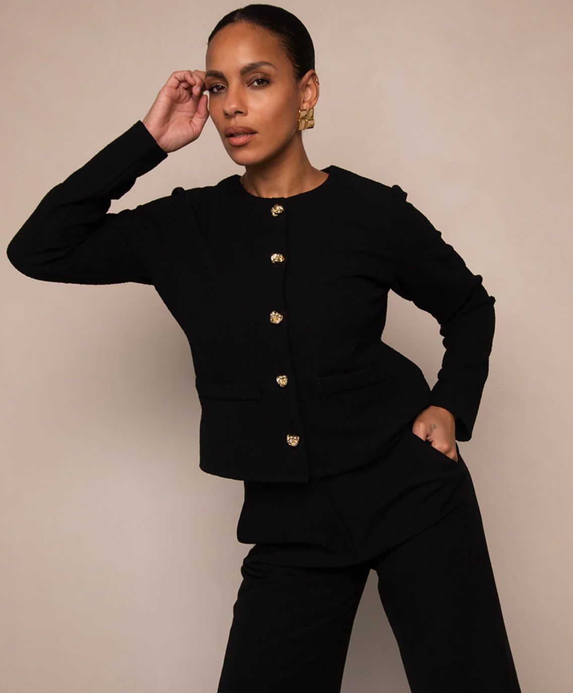 Liselotte jacket zwart Freebird