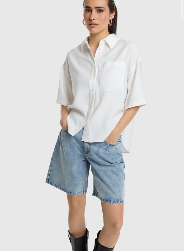 Short sleeve blouse Alix the Label #2606927764 012 soft white Short sleeve blouse Alix the Label #2606927764 012 soft white