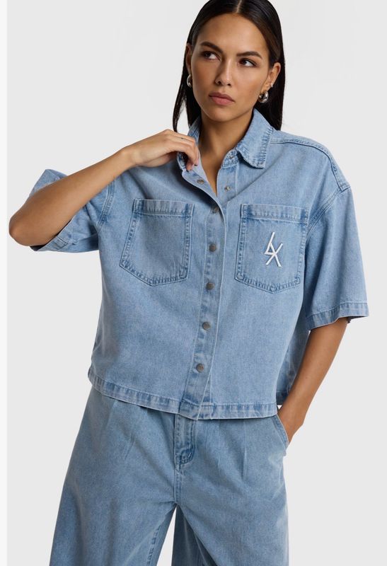 Woven denim blouse Alix the Label 2603998629 199