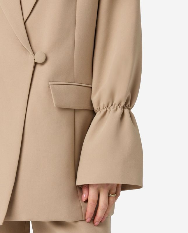Jenan blazer ostra beige Ibana