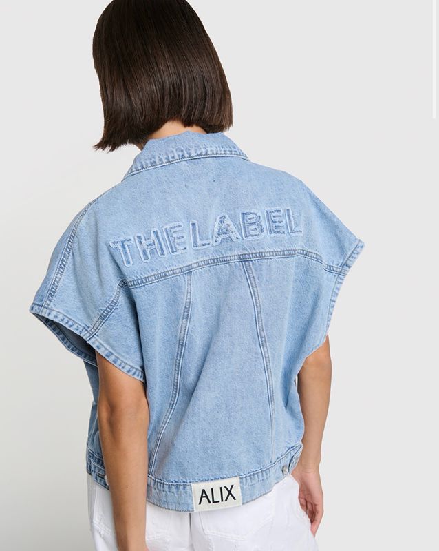 Soft denim waistcoat/ gilet Alix the Label #2604433680