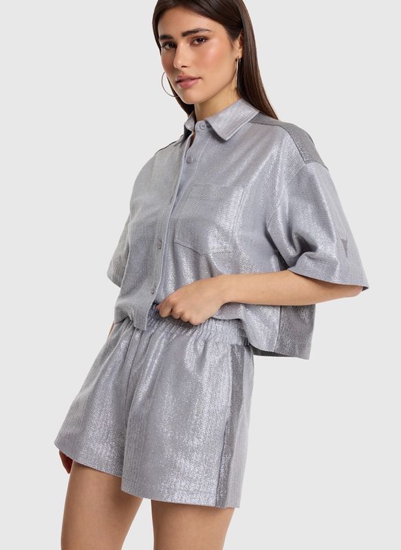 FOIL shorts Alix the Label #2606115718 light grey