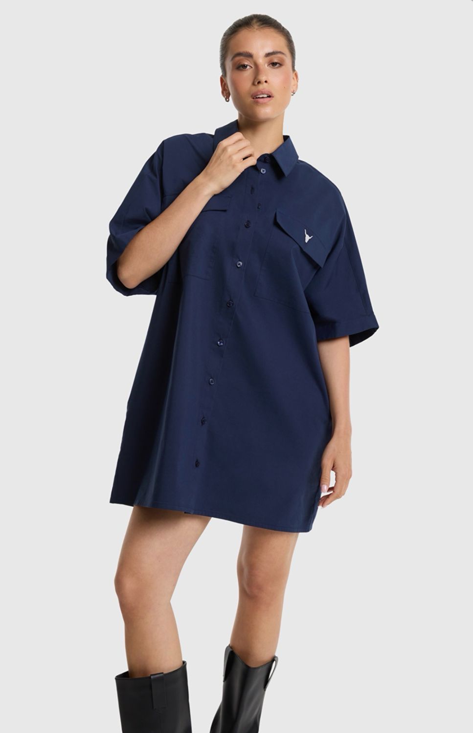 BLOUSE dress navy Alix the Label #2606307777