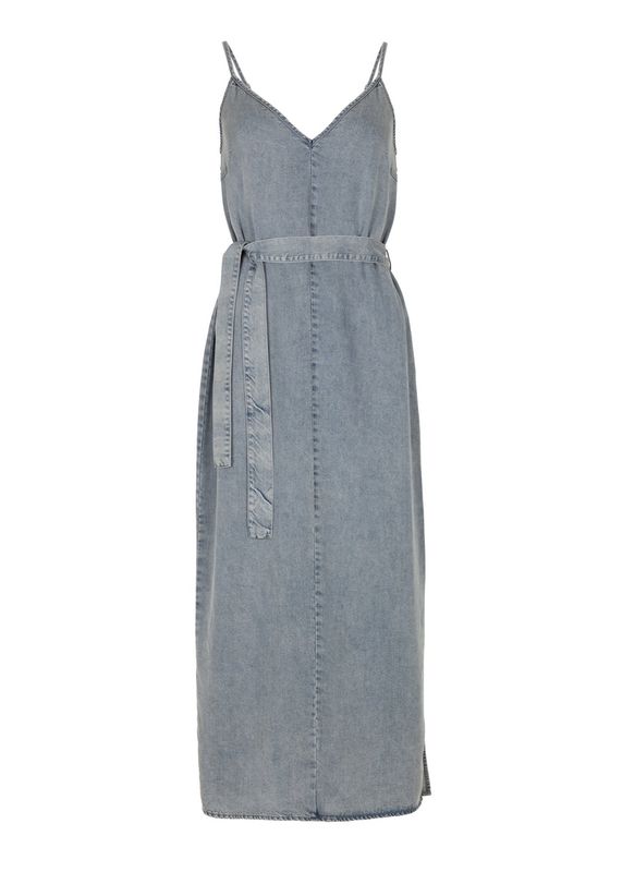 Chrissie Tencel Dress Freebird Pearl Blue