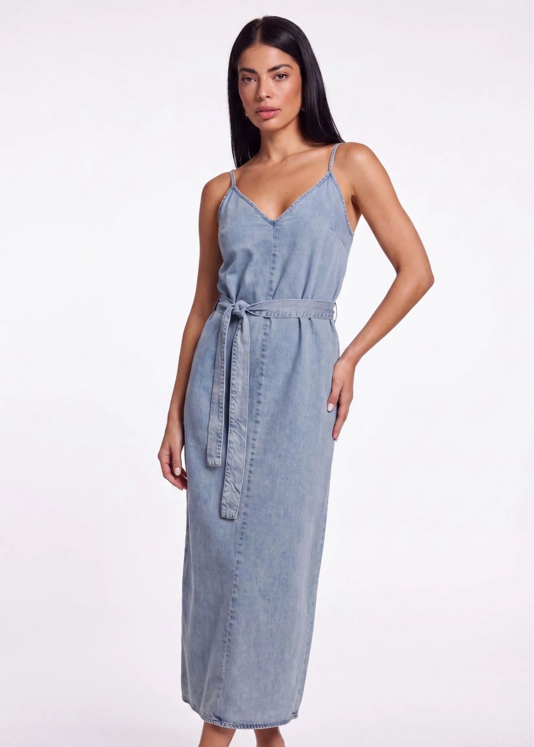 Chrissie Tencel Dress Freebird Pearl Blue