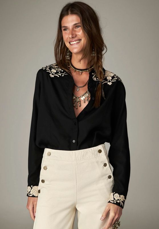 ANTONIO SHIRT Maison Hotel black