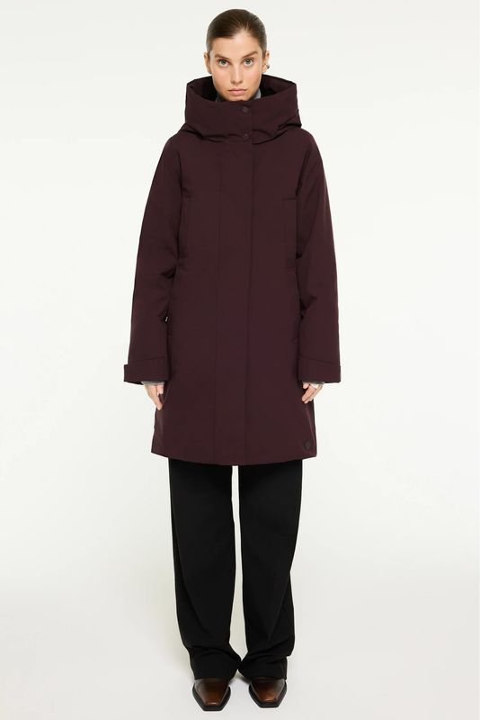 Elvine Eline Winterjas Wine | Bordeauxrode Dames Parka