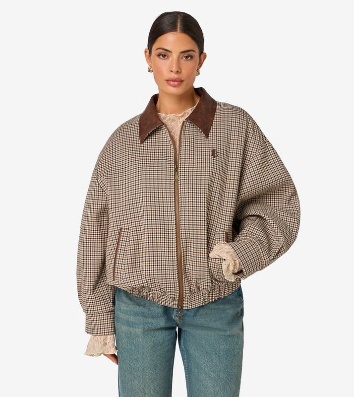 JUSTA bomber Ibana burnt amber