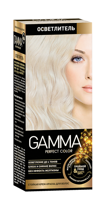 Краска для волос "GAMMA Perfect color" осветлитель