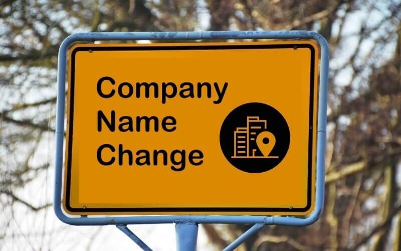 LEGAL NAME CHANGE
