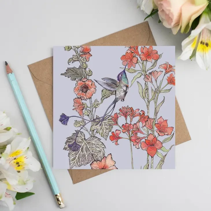 Spatuletail Hummingbird Greeting Card Spatuletail Hummingbird Greeting Card