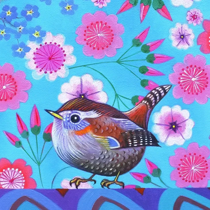 Wren Greeting Card